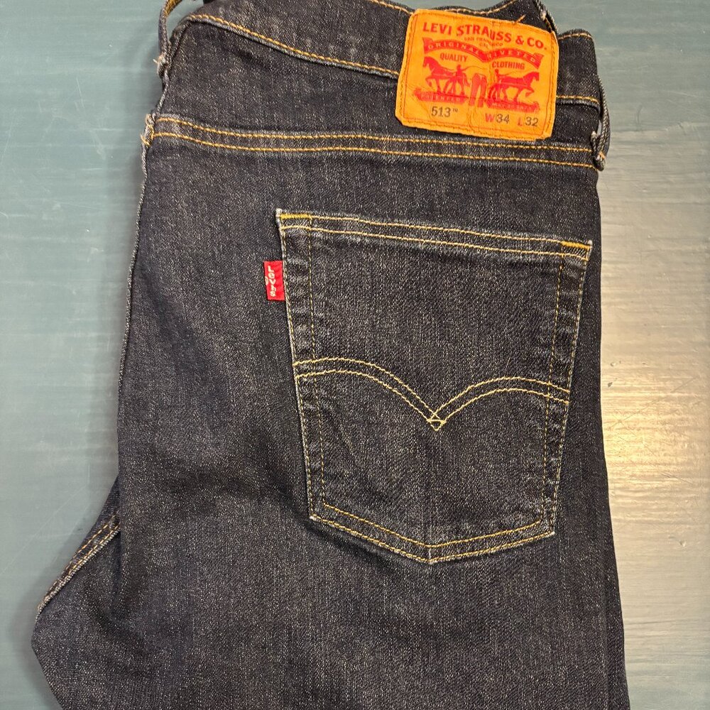 Levis 513 - Dark Blue - Slim Straight